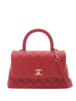 CHANEL Pre-Owned: Красная сумка на руку 