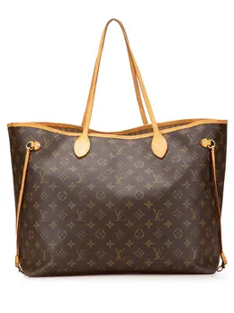 Louis Vuitton Pre-Owned: Коричневая сумка-шоппер 
