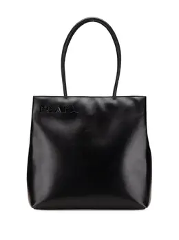 Prada Pre-Owned: Чёрная сумка-шоппер 