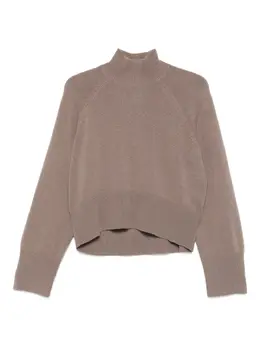 Brunello Cucinelli: Коричневый свитер 
