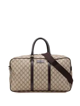 Gucci Pre-Owned: Коричневая дорожная сумка 
