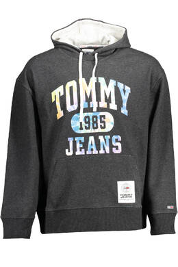 Tommy Hilfiger: Чёрная толстовка 