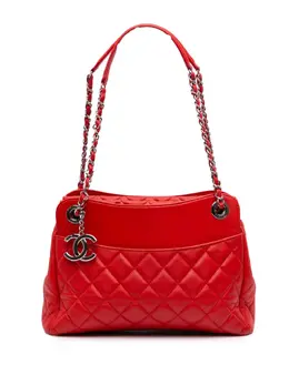 CHANEL Pre-Owned: Красная сумка-шоппер 