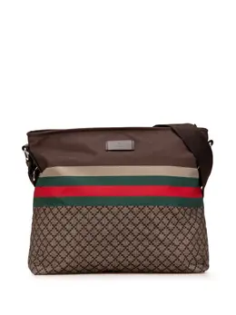 Gucci Pre-Owned: Коричневая сумка через плечо 