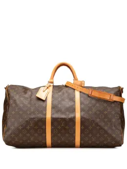 Louis Vuitton Pre-Owned: Коричневая дорожная сумка 