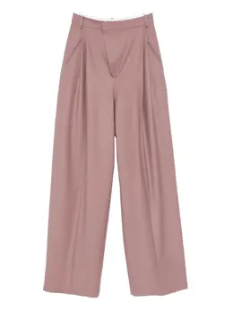 Victoria Beckham: Розовые брюки 