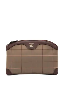 Burberry Pre-Owned: Коричневый клатч 