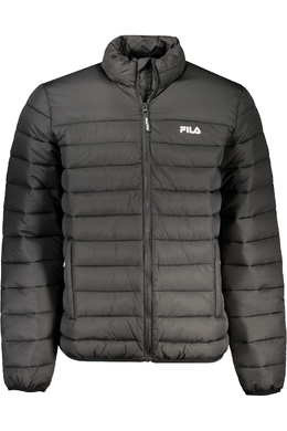 Fila: Чёрная куртка 
