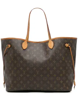 Louis Vuitton Pre-Owned: Коричневая сумка-шоппер 