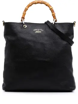 Gucci Pre-Owned: Чёрная сумка-шоппер 