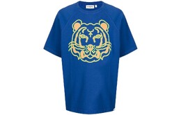 Kenzo: Голубая футболка 