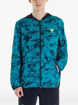 Under Armour: Голубая куртка  Project Rock
