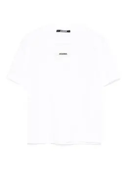 Jacquemus: Белая футболка 