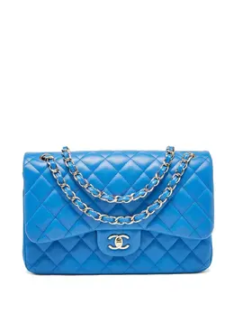 CHANEL Pre-Owned: Голубая сумка 