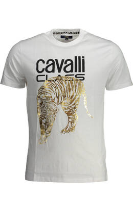 cavalli CLASS: Хлопковая футболка 