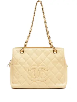 CHANEL Pre-Owned: Бежевая сумка 