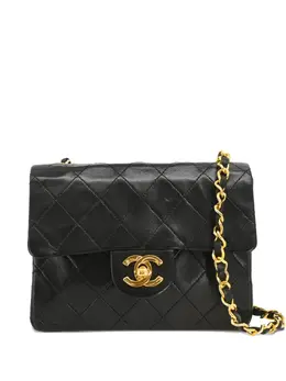 CHANEL Pre-Owned: Чёрная сумка 