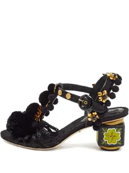 Dolce & Gabbana Pre-Owned: Чёрные босоножки 