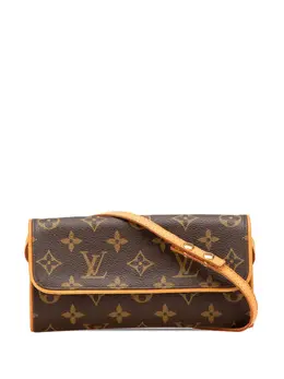 Louis Vuitton Pre-Owned: Коричневая сумка через плечо 
