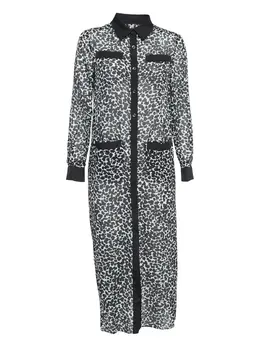 Moschino Pre-Owned: Платье с леопардовым принтом 