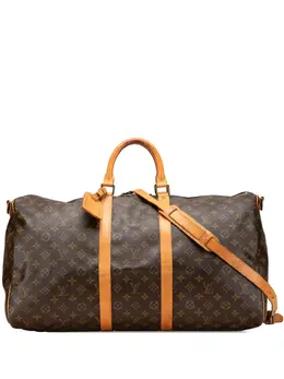 Louis Vuitton Pre-Owned: Коричневая дорожная сумка 