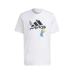 Adidas: Белая футболка  Simpsons