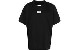 MM6 Maison Margiela: Чёрная футболка 
