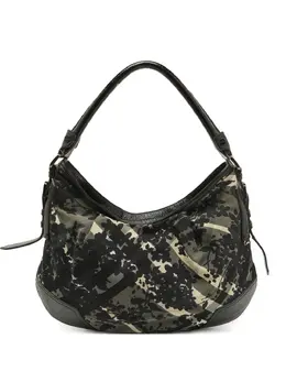 Burberry Pre-Owned: Сумка с растительным принтом 