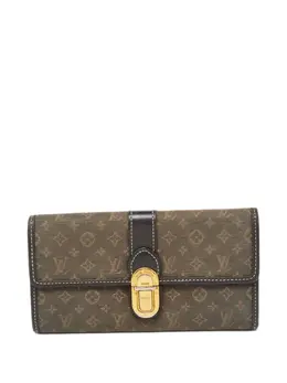 Louis Vuitton Pre-Owned: Коричневый кошелёк 