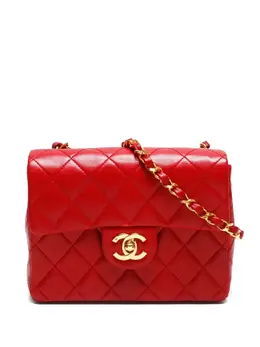 CHANEL Pre-Owned: Красная сумка через плечо 