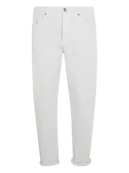 Brunello Cucinelli: Белые брюки 