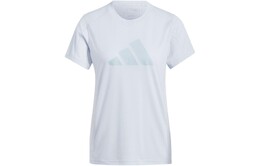 Adidas: Голубая футболка 