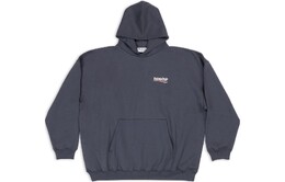 Balenciaga: Голубая толстовка 
