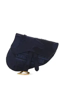 Christian Dior Pre-Owned: Голубая поясная сумка 