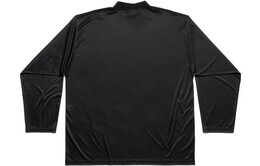 Balenciaga: Чёрная футболка 