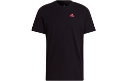 Adidas: Чёрная футболка 