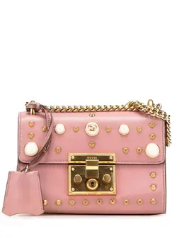 Gucci Pre-Owned: Розовая сумка через плечо 