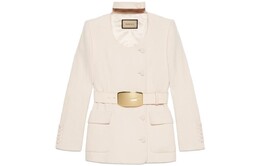 Gucci: Белая куртка 