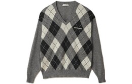 Miu Miu: Серый свитер 