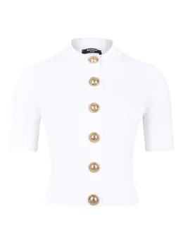 Balmain: Белый топ 