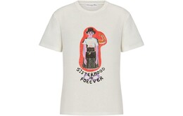Dior: Бежевая футболка 