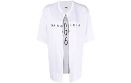 MM6 Maison Margiela: Белая футболка 