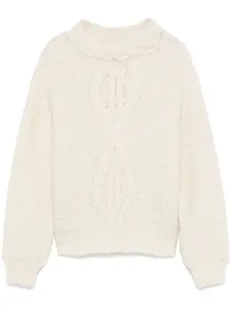 ISABEL MARANT: Белый свитер 