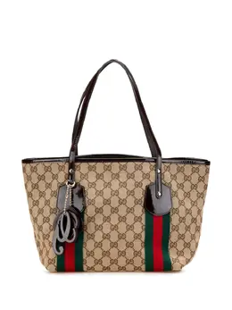 Gucci Pre-Owned: Коричневая сумка-шоппер 