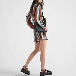Prada: Многоцветный боди 