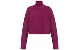 Balenciaga: Фиолетовый свитер 