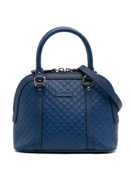 Gucci Pre-Owned: Голубая сумка 