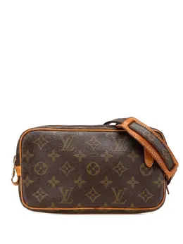Louis Vuitton Pre-Owned: Коричневая сумка через плечо 