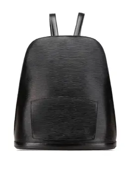 Louis Vuitton Pre-Owned: Чёрный рюкзак 