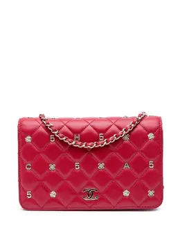 CHANEL Pre-Owned: Красный кошелёк 